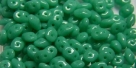 #045 10g SuperDuo-Beads opak turquoise