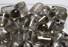#02 - 10 Stck. Gum-Bead 7x10mm - crystal black diamond AB