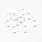 5 Stück Metallringe Ø10 mm silverfarben