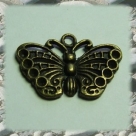 1 Schmetterling 26x18 mm - antikbronze