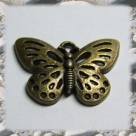 1 Schmetterling 25x18 mm - antikbronze