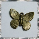 1 Schmetterling 19x15 mm - antikbronze