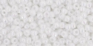 10 g TOHO Seed Beads 11/0 TR-11-0401 - Opaque-Rainbow White