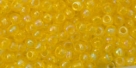 10 g TOHO Seed Beads 11/0 TR-11-0175 - Tr.-Rainbow Lemon