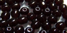 #36b 50 Stück Perlen rund - tr. dark ruby - Ø 4 mm