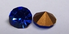 09 - 1 Stück Preciosa® Chaton SS29 (6,2mm) sapphire
