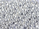 #13 - 20 Glastropfen 4x6mm silver