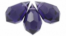 1 facetierter Tropfen 6x10 mm Tanzanite