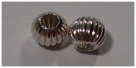 1 Stück Perle rund - Rillenperle  Ø ca. 4 mm, Sterling Silber