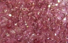 #10.04c 50 Stück - 3,0 mm Glasschliffperlen - tr.rosé luster
