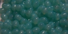 #40.1 50 Stück Perlen rund - opalin hellblau - Ø 4 mm