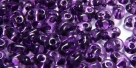 #87 10g Preciosa® TwinBeads tr. violett