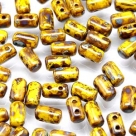 #31 10g Rulla-Beads opak yellow dark travertin