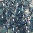#05 - 25 Stck. Piggy-Beads 4x8mm - crystal montana blue