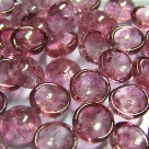 #06 - 25 Stck. Piggy-Beads 4x8mm - crystal rosé goldluster