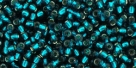 10 g TOHO Seed Beads 11/0 TR-11-0027 BD Teal Silver-Lined (A,D)