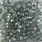 #103.01 50 Stk - 4,0 mm Glasschliffperlen - Crystal Half Labrador - Coated - Seafoam