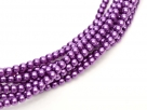 02010/24279 - 1 Strang Perlen Ø 2 mm rund - magenta pearl-coating