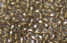 #03.4 50 Stück - 3,0 mm Glasschliffperlen - black diamond bronze