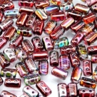 #05e 10g Rulla-Beads crystal magic red-brown