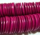 1 Strang Kokos-Linsen Ø ca. 20mm - fuchsia (ca. ± 45 Stück)