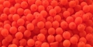 #68 50 Stück Perlen rund - samtig neon orange - Ø 4 mm