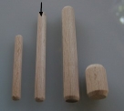 10 Stück Holzdübel ca. 6*65 mm (BxL) ungebohrt