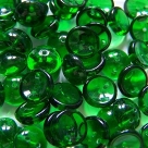 #57 - 25 Stck. Piggy-Beads 4x8mm - emerald
