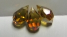 1 facetierter Tropfen 6x10 mm Jonquil Celsian