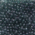 #12a - 50 Stück Perlen rund - tr. montanablau-green - Ø 3 mm