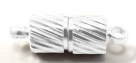 1 Magnet-Verschluss Ø 05x15,0 mm silberfarben