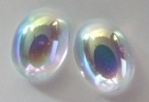 #16 - 1 Cabochon 18x13x7mm (LxBxH) - crystal AB