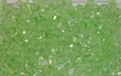 #09.5b 50 Stück - 3,0 mm Glasschliffperlen - tr. lime green