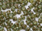 #30 - 25 Stck. PRECIOSA Pellet™ 4x6 mm aqua travertin