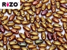 #14.01 10g Rizo-Beads bronze rainbow