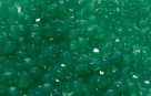 #09.9 50 Stück - 3,0 mm Glasschliffperlen - alabaster malachit