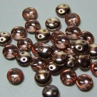 #21 - 50 Stück Two-Hole Lentils 6mm - crystal apollo